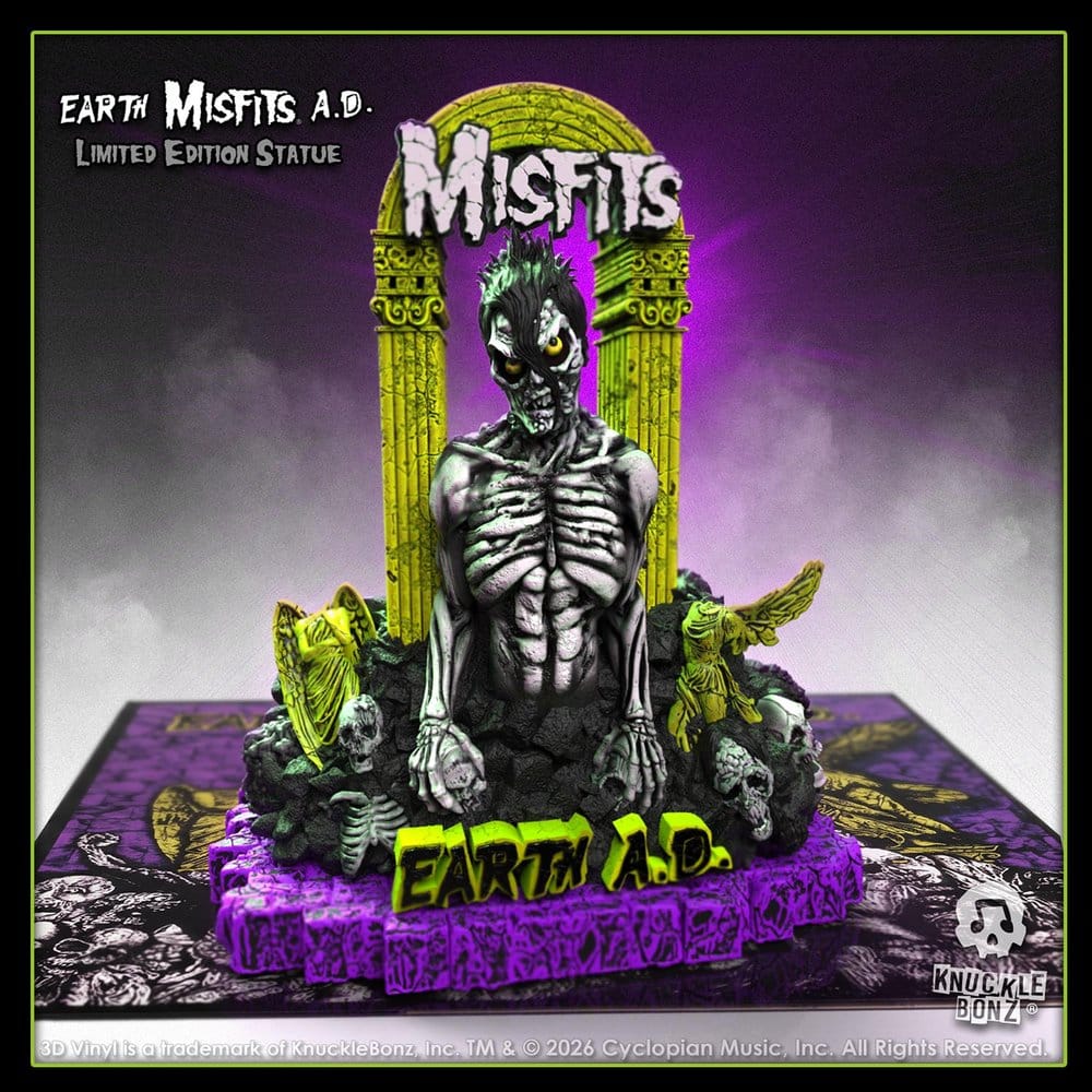 Knucklebonz Misfits 3D Earth A.D. Death Comes Ripping Figur Vinyl