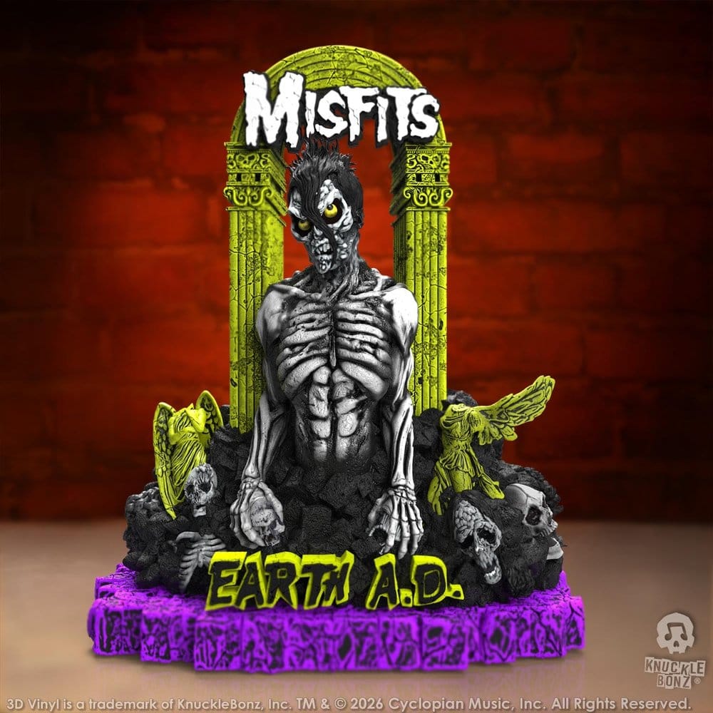 Knucklebonz Misfits 3D Earth A.D. Death Comes Ripping Figur Vinyl