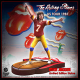 Knucklebonz Rolling Stones Mick Jagger US Tour 1981 (Burgundy Jersey) Rock Iconz Statue