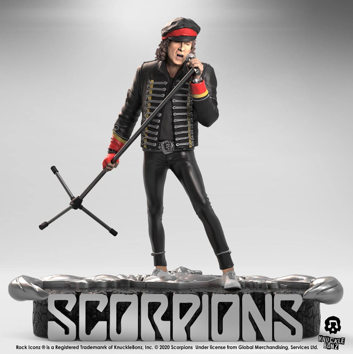 Knucklebonz Scorpions Klaus Meine Limited Edition Rock Iconz Statue