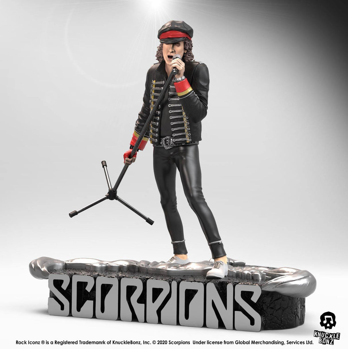 Knucklebonz Scorpions Klaus Meine Limited Edition Rock Iconz Statue