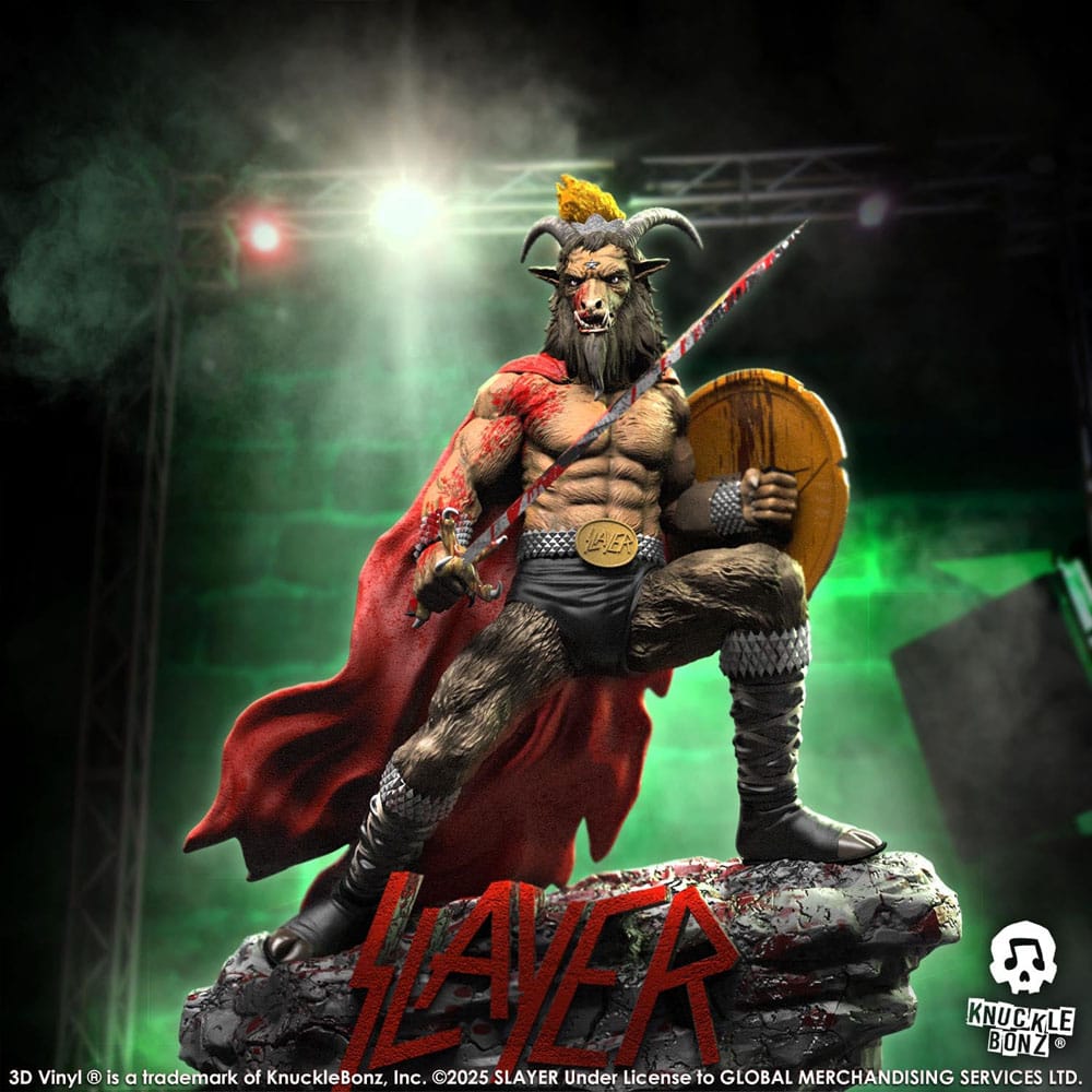Knucklebonz Slayer Show No Mercy Minotaur Vinyl 3D Statue - Beschädigte Verpackung