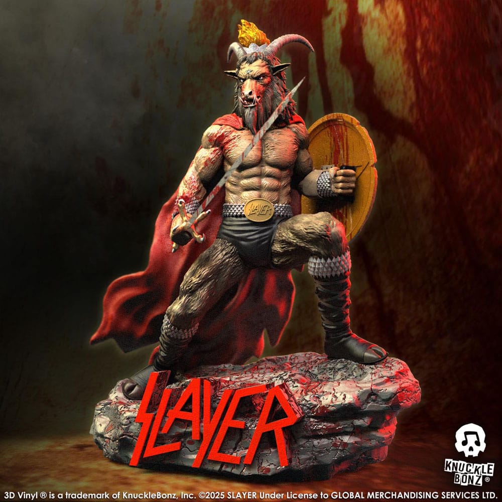 Knucklebonz Slayer Show No Mercy Minotaur Vinyl 3D Statue - Beschädigte Verpackung