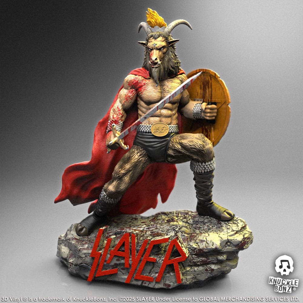 Knucklebonz Slayer Show No Mercy Minotaur Vinyl 3D Statue - Beschädigte Verpackung