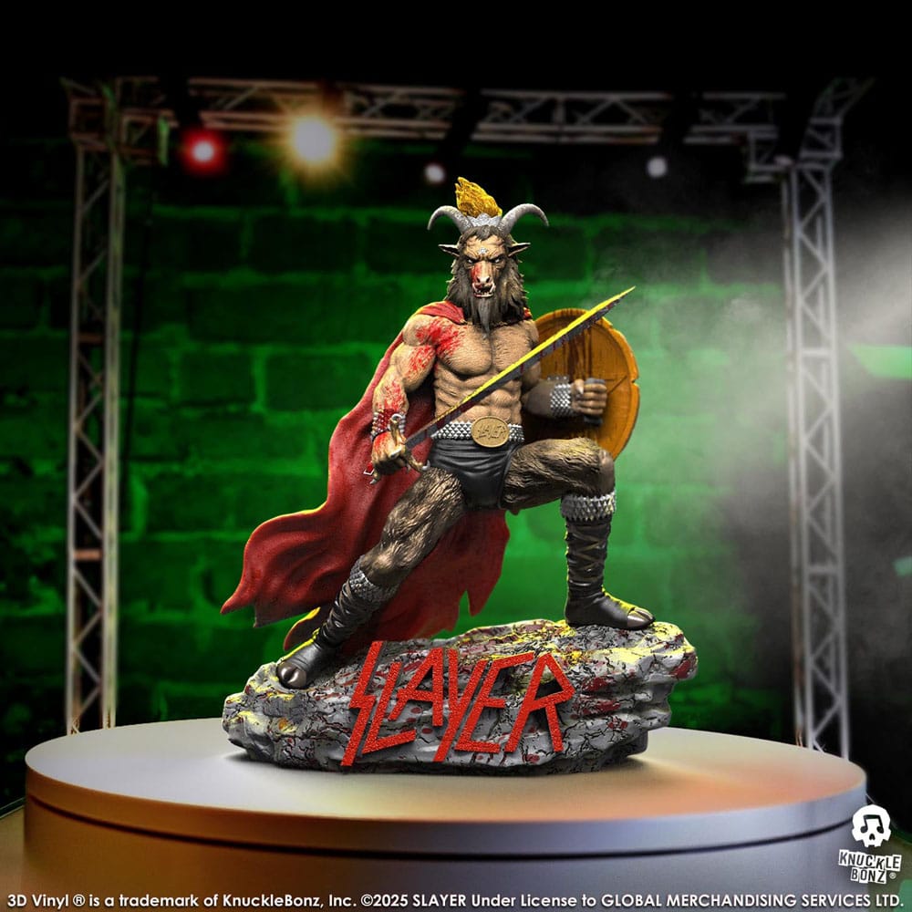 Knucklebonz Slayer Show No Mercy Minotaur Vinyl 3D Statue - Beschädigte Verpackung