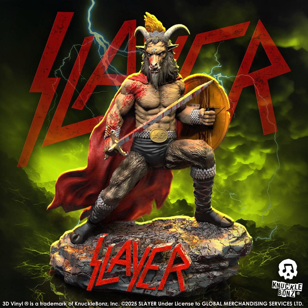 Knucklebonz Slayer Show No Mercy Minotaur Vinyl 3D Statue - Beschädigte Verpackung