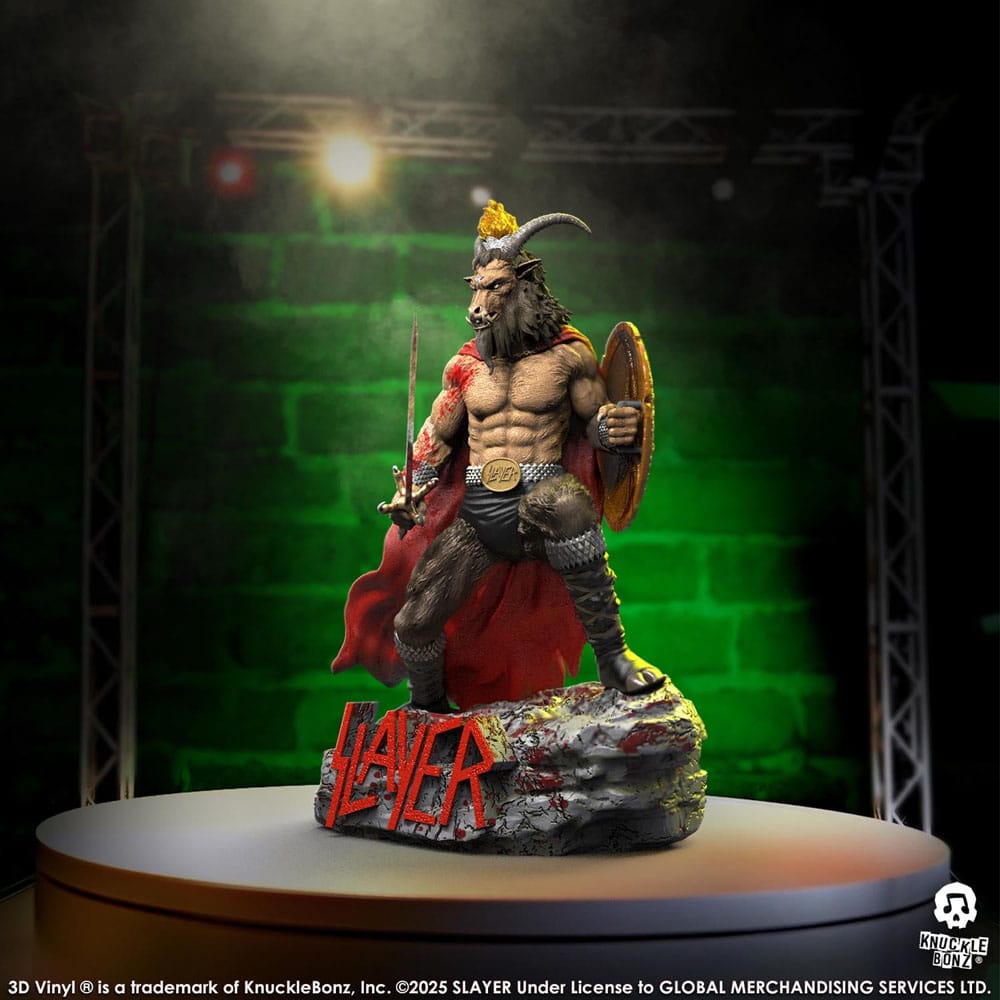 Knucklebonz Slayer Show No Mercy Minotaur Vinyl 3D Statue - Beschädigte Verpackung