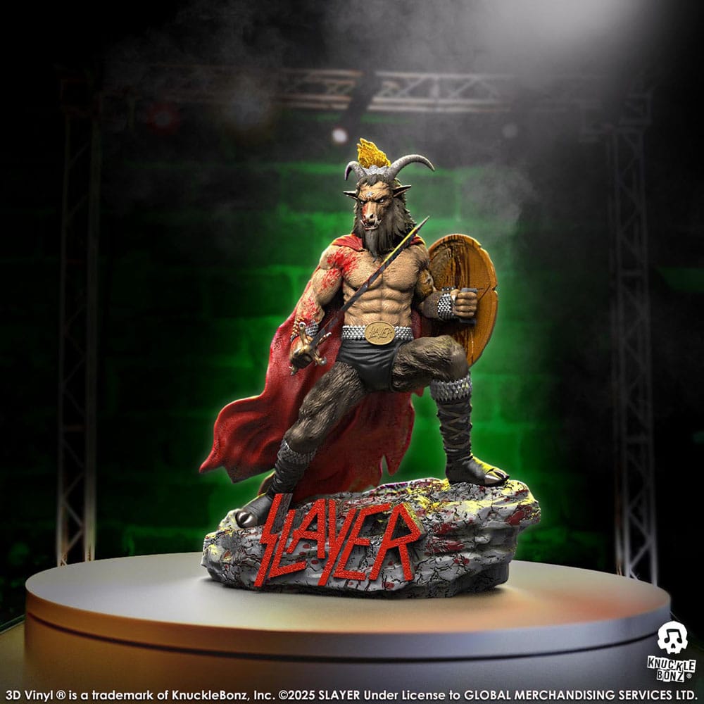 Knucklebonz Slayer Show No Mercy Minotaur Vinyl 3D Statue - Beschädigte Verpackung