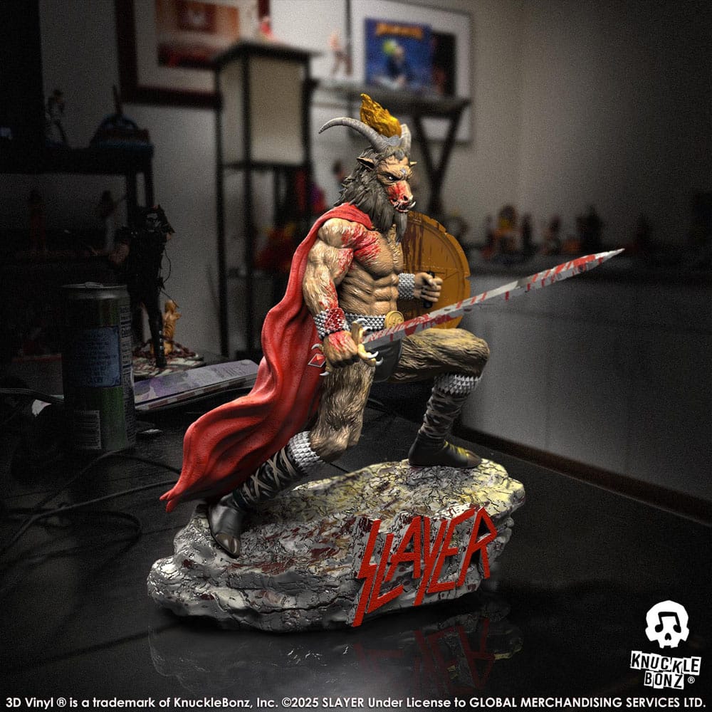 Knucklebonz Slayer Show No Mercy Minotaur Vinyl 3D Statue - Beschädigte Verpackung