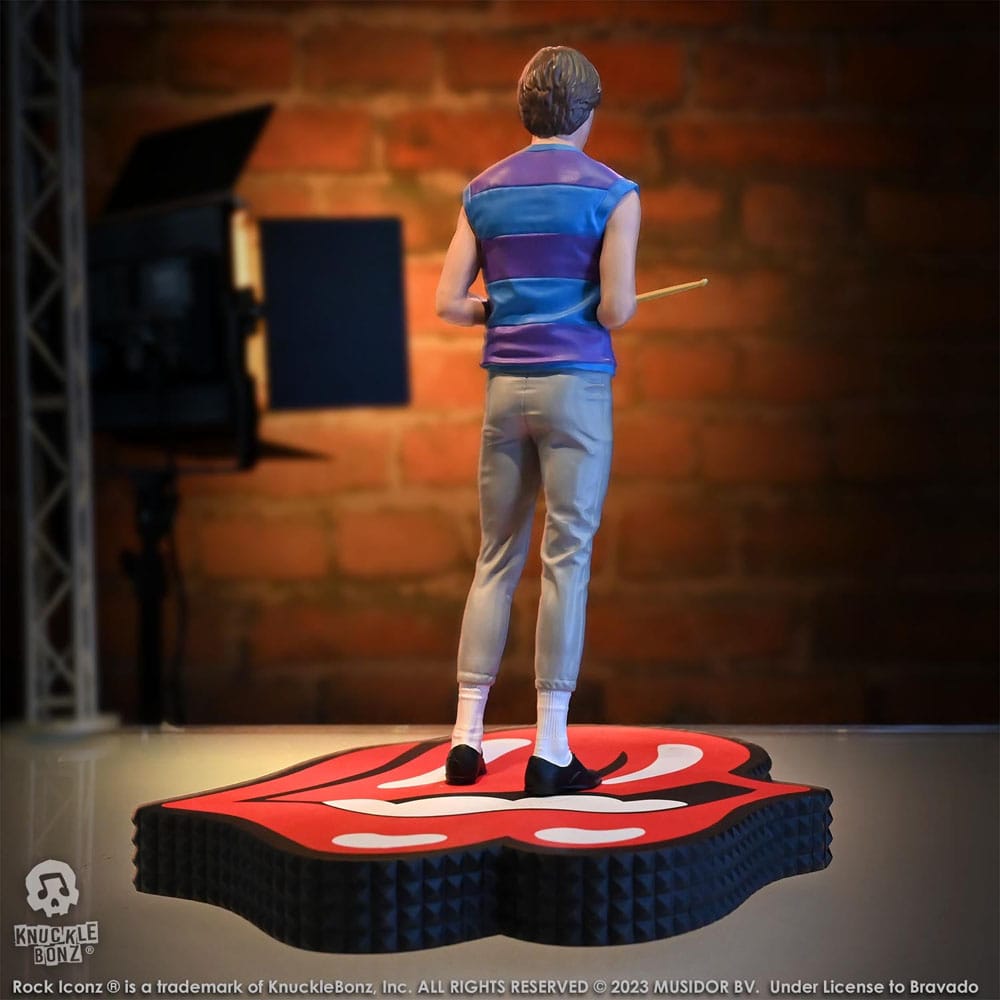 Knucklebonz The Rolling Stones Charlie Watts (Tattoo You Tour 1981) Rock Iconz Statue