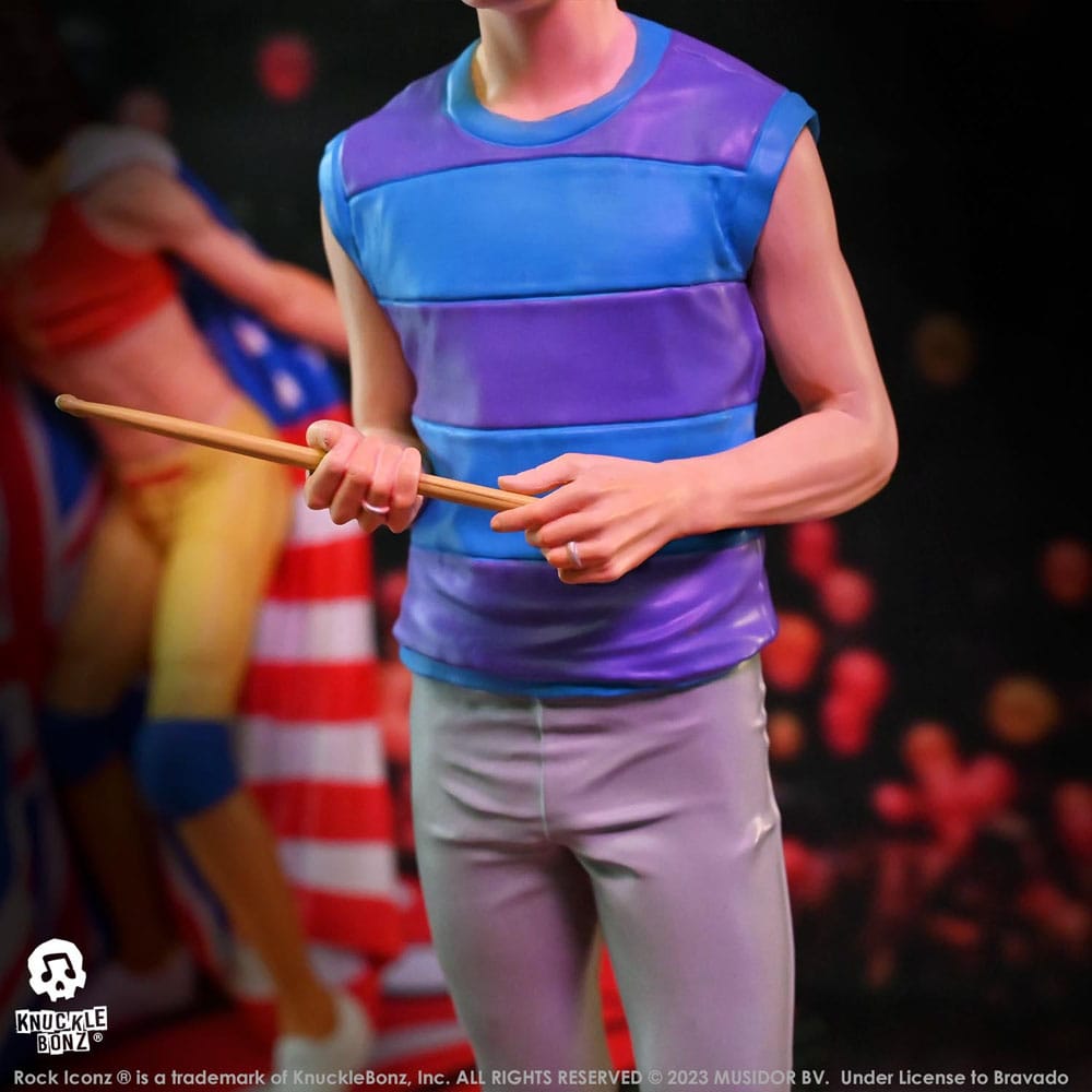 Knucklebonz The Rolling Stones Charlie Watts (Tattoo You Tour 1981) Rock Iconz Statue