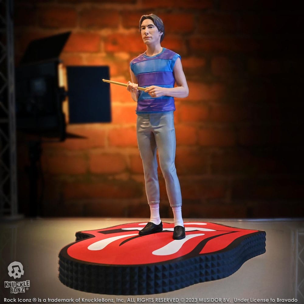 Knucklebonz The Rolling Stones Charlie Watts (Tattoo You Tour 1981) Rock Iconz Statue