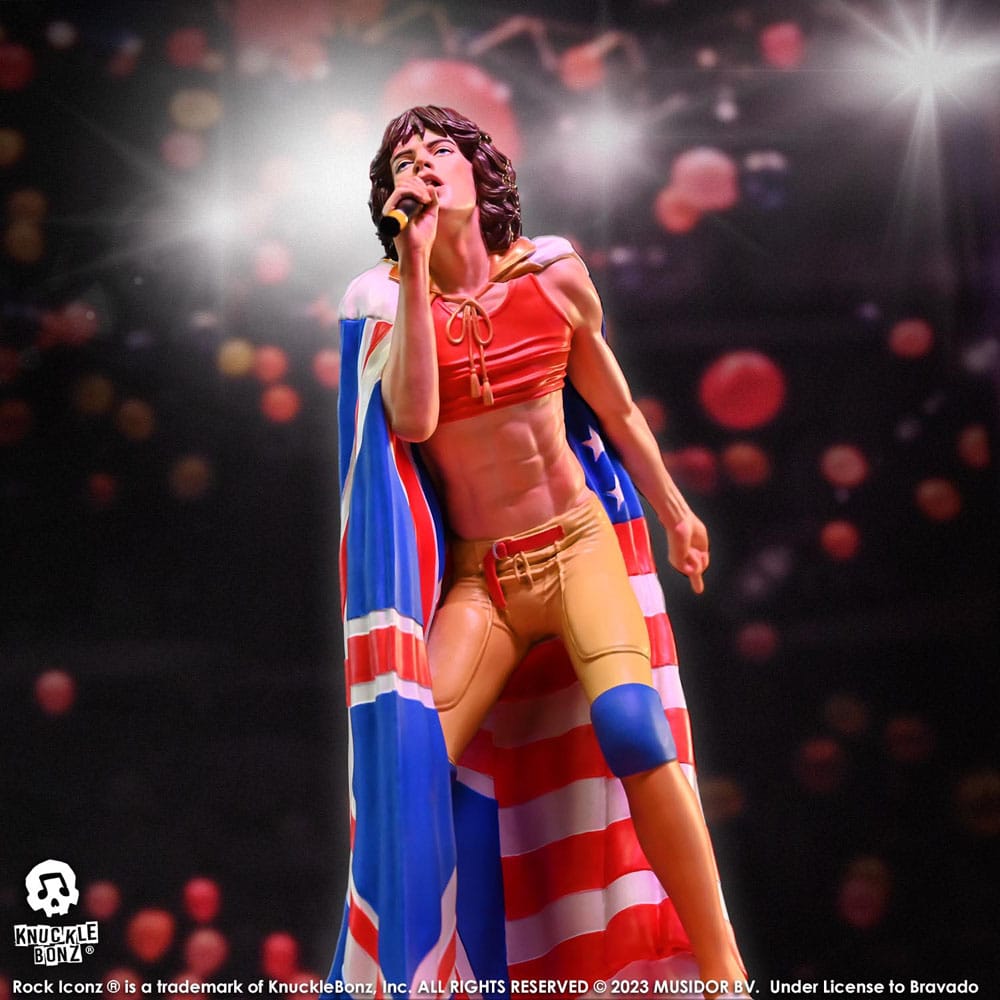 Knucklebonz The Rolling Stones Mick Jagger (Tattoo You Tour 1981) Rock Iconz Statue