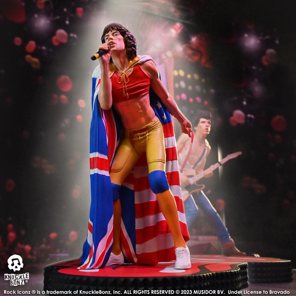 Knucklebonz The Rolling Stones Mick Jagger (Tattoo You Tour 1981) Rock Iconz Statue