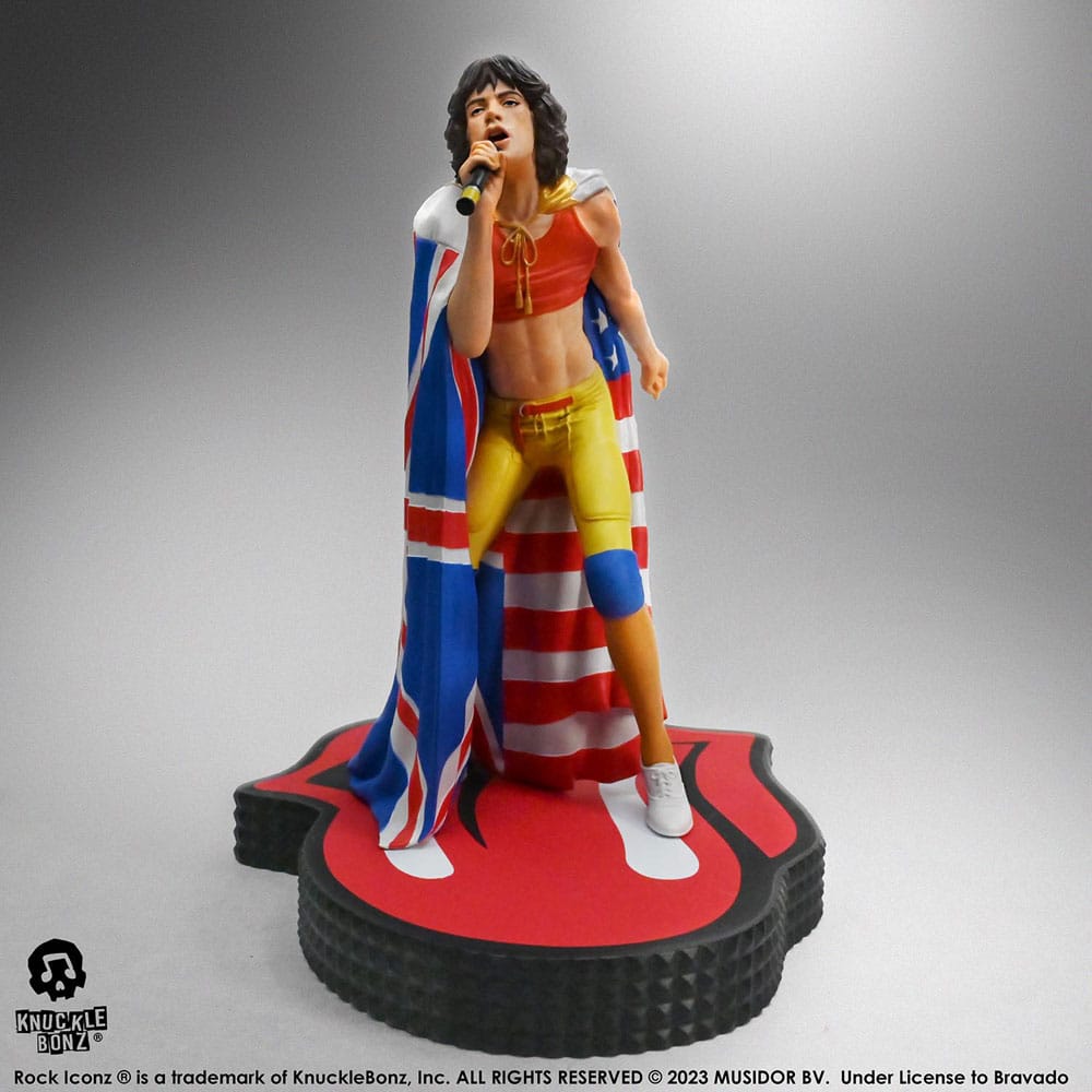 Knucklebonz The Rolling Stones Mick Jagger (Tattoo You Tour 1981) Rock Iconz Statue
