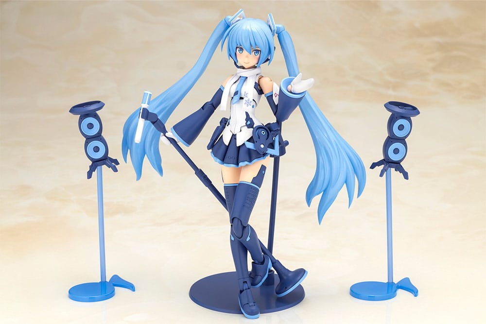Kotobukiya Frame Arms Girl Frame Music Girl X Hatsune Miku Snow Miku Another Color Ver. Plastic Model Kit