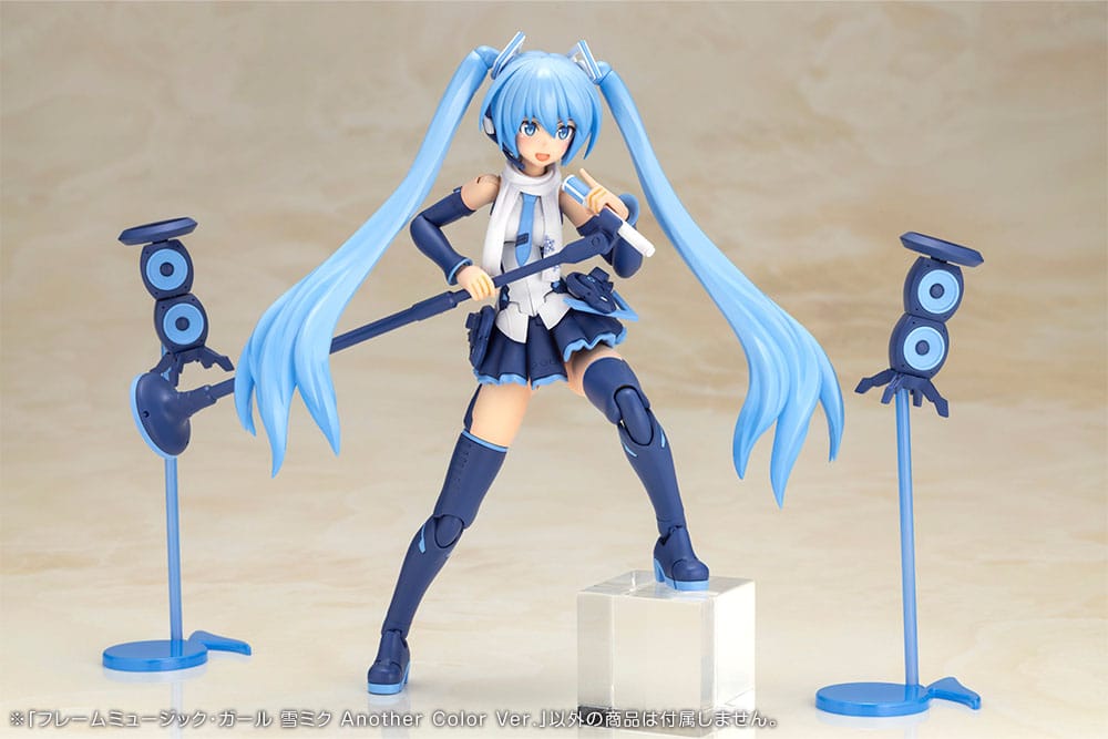 Kotobukiya Frame Arms Girl Frame Music Girl X Hatsune Miku Snow Miku Another Color Ver. Plastic Model Kit