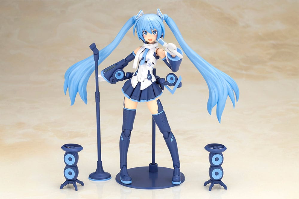 Kotobukiya Frame Arms Girl Frame Music Girl X Hatsune Miku Snow Miku Another Color Ver. Plastic Model Kit