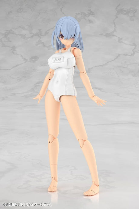 Kotobukiya Frame Arms Girl Mizuki School Swimsuits White Ver. Plastic Model Kit