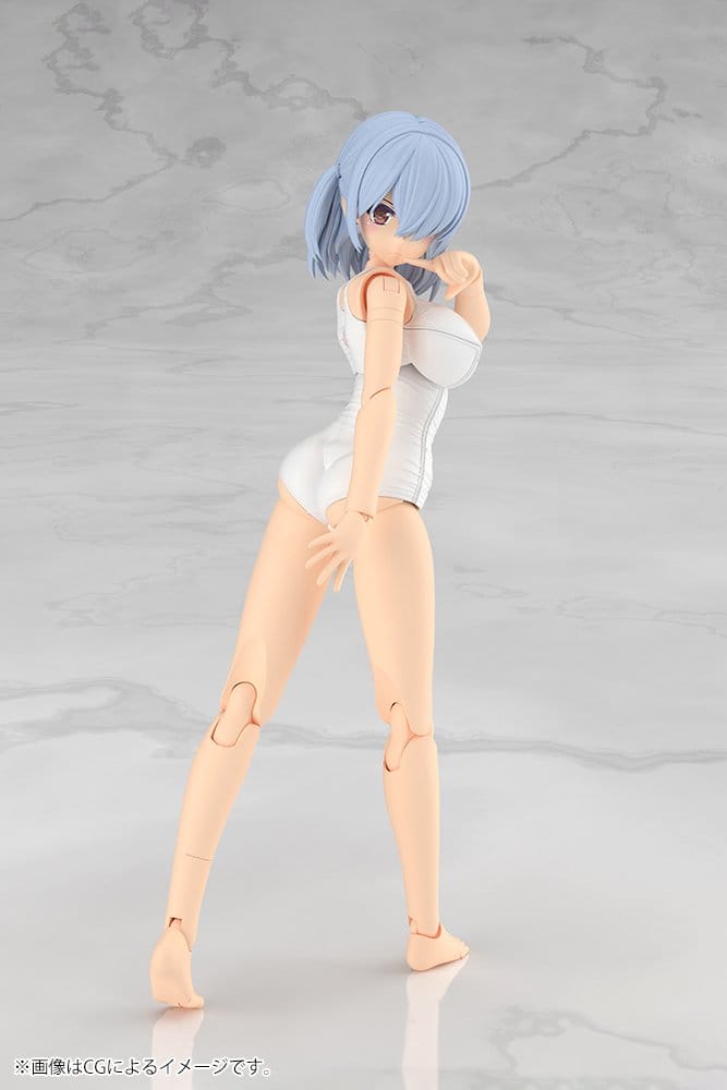 Kotobukiya Frame Arms Girl Mizuki School Swimsuits White Ver. Plastic Model Kit