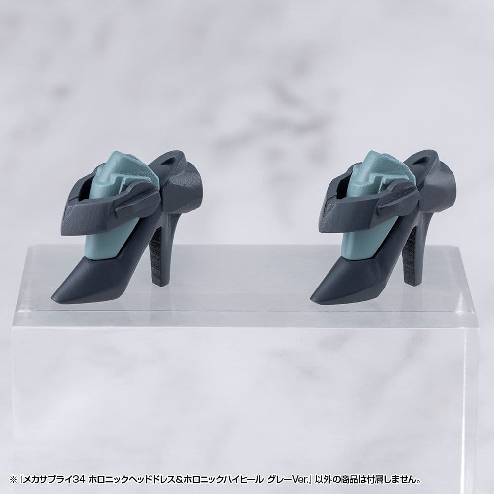 Kotobukiya Kotobukiya M.S.G. Model Kit Mecha Supply 34 Holonic Headdress & Holonic High Heels Grey Ver. Zubehör-Set