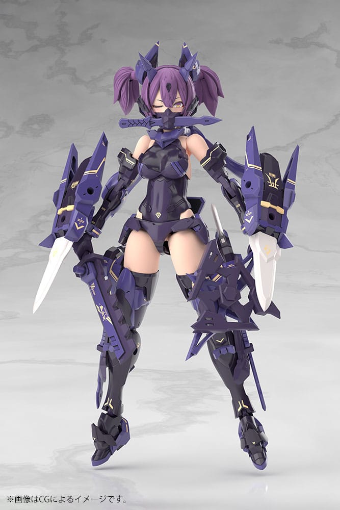 Kotobukiya Megami Device Asra Ninja Kaname Shadow Edition Full Package 1/1 Plastic Model Kit