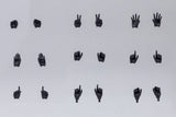 Kotobukiya Megami Device M.S.G. 09 Hand Set Skin Color Black 1/1 Zubehör-Set