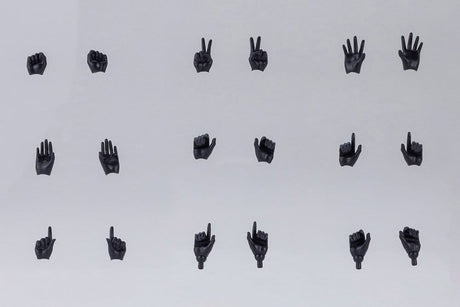Kotobukiya Megami Device M.S.G. 09 Hand Set Skin Color Black 1/1 Zubehör-Set