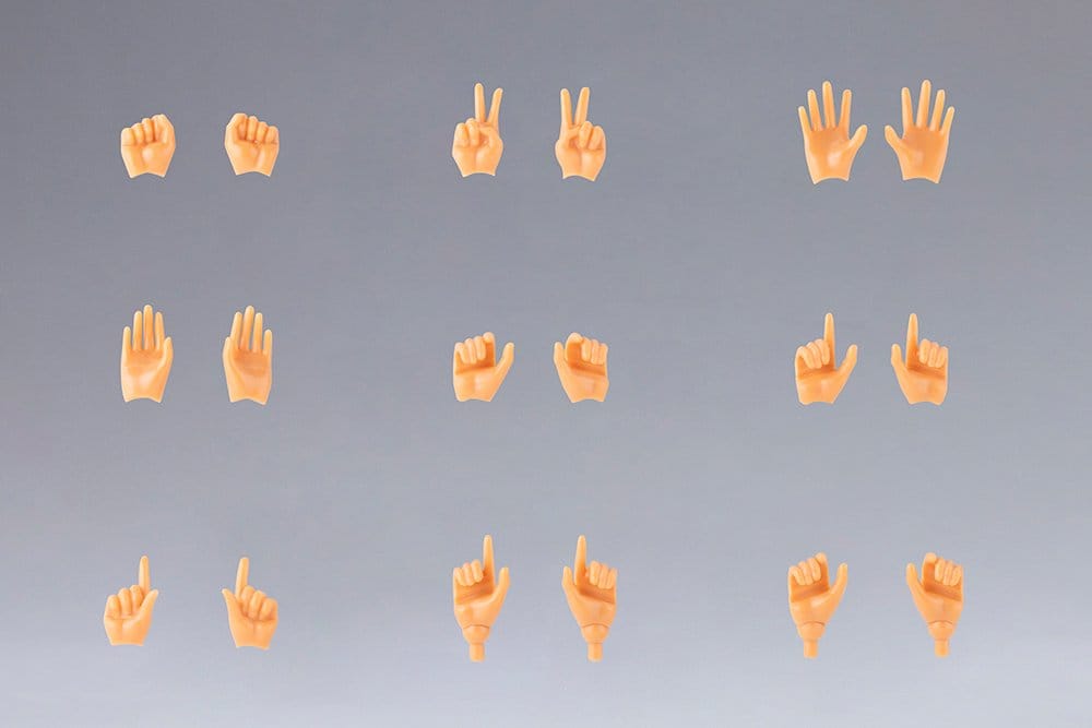 Kotobukiya Megami Device M.S.G. 09 Hand Set Skin Color E 1/1 Zubehör-Set Plastic Model Kits