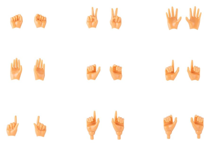 Kotobukiya Megami Device M.S.G. 09 Hand Set Skin Color E 1/1 Zubehör-Set Plastic Model Kits