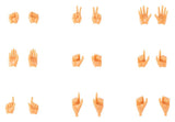 Kotobukiya Megami Device M.S.G. 09 Hand Set Skin Color E 1/1 Zubehör-Set Plastic Model Kits