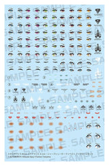 Kotobukiya Megami Device M.S.G. Yggdrasis Skoll Sharpshooter Tempest Eye 1/1 Decal Set