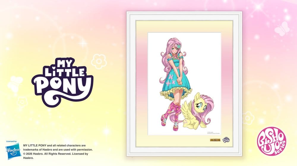 Kotobukiya My Little Pony Bishoujo Fluttershy Chara Fine Graph Kunstdruck