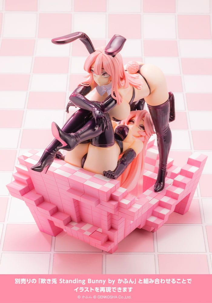 Kotobukiya Original Character Trick Bunnies Sitting Bunny Illustration By Kafun 1/7 Statue