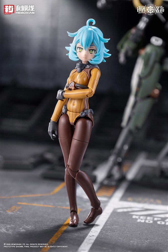 Kotobukiya Rusted Brier Rhande Koskinen & RTP-10A Cutting Edge V-HS Tactical Fighter 1/12 Plastic Model Kit