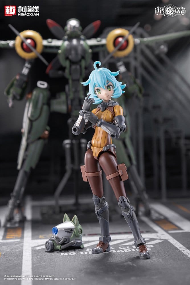 Kotobukiya Rusted Brier Rhande Koskinen & RTP-10A Cutting Edge V-HS Tactical Fighter 1/12 Plastic Model Kit