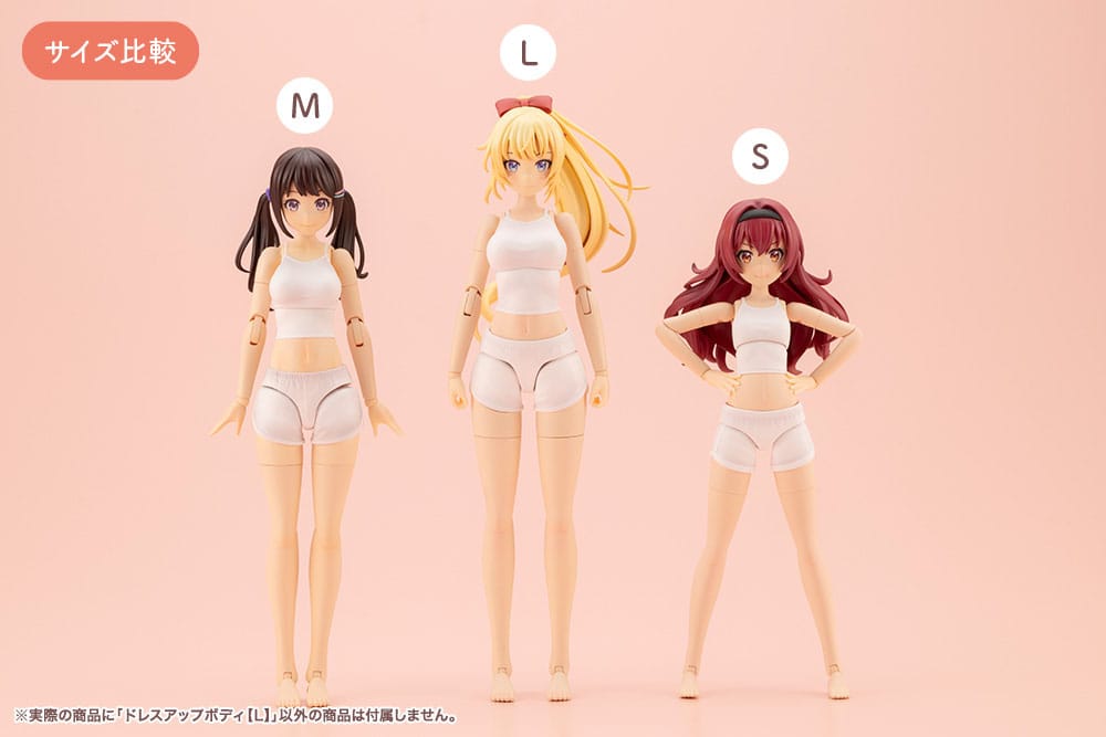 Kotobukiya Sousai Shojo Teien Dress Up Body 1/10 Actionfiguren Zubehör Set für Size L