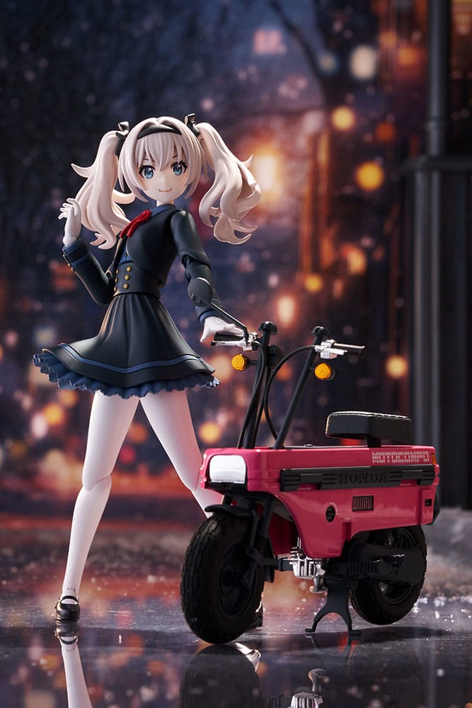Kotobukiya Sousai Shojo Teien Emma Koishikawa Nocturne with Honda AB12 Motocompo 1/10 Plastic Model Kit