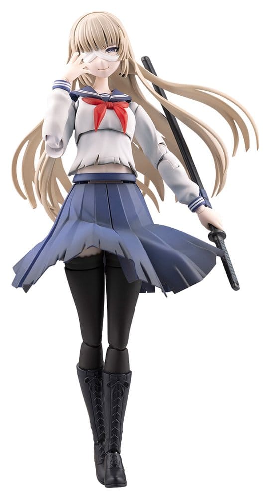 Kotobukiya Sousai Shojo Teien School Girl Emulation Kuon Yakushiji Maria Kagaribi Damage Ver. 1/10 Plastic Model Kit