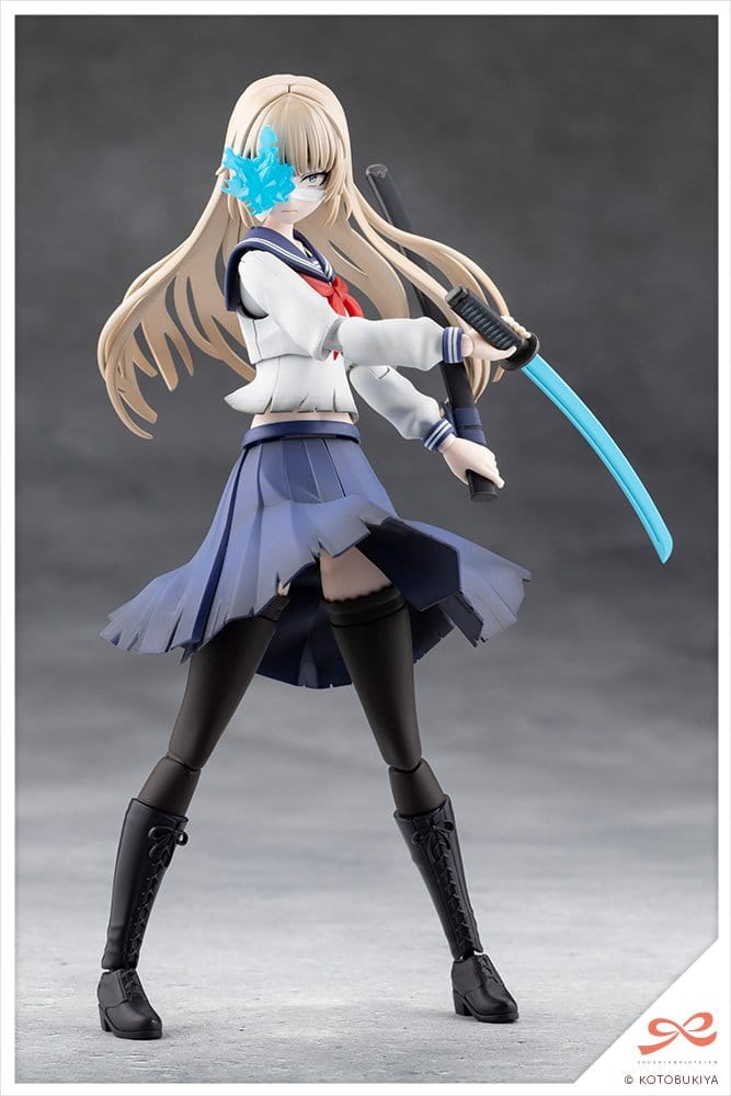 Kotobukiya Sousai Shojo Teien School Girl Emulation Kuon Yakushiji Maria Kagaribi Damage Ver. 1/10 Plastic Model Kit
