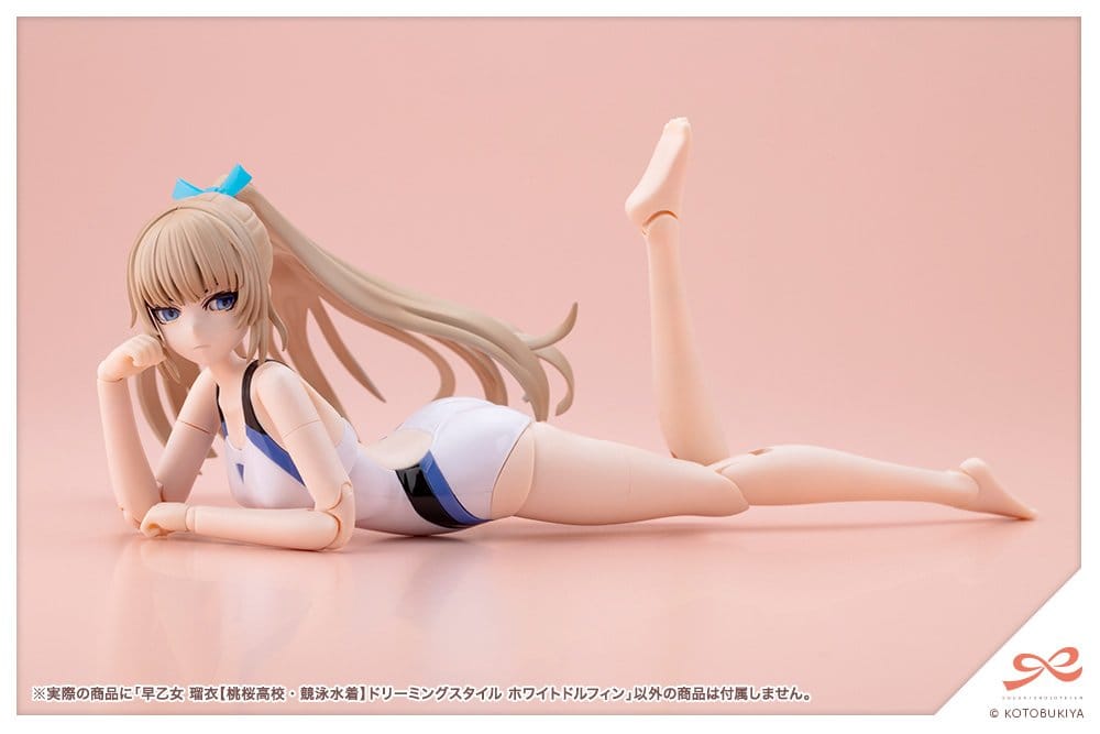 Kotobukiya Sousaishojoteien Rui Saotome Touou High School Competitive Swimsuit Dreaming Style White Dolphin 1/10