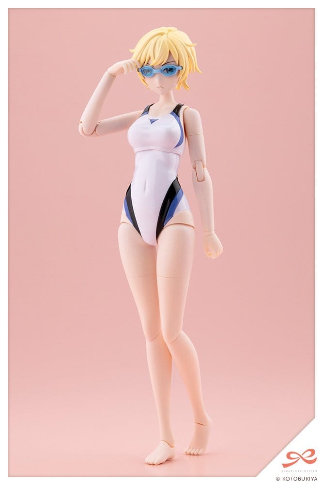 Kotobukiya Sousaishojoteien Rui Saotome Touou High School Competitive Swimsuit Dreaming Style White Dolphin 1/10