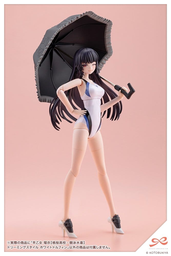Kotobukiya Sousaishojoteien Rui Saotome Touou High School Competitive Swimsuit Dreaming Style White Dolphin 1/10