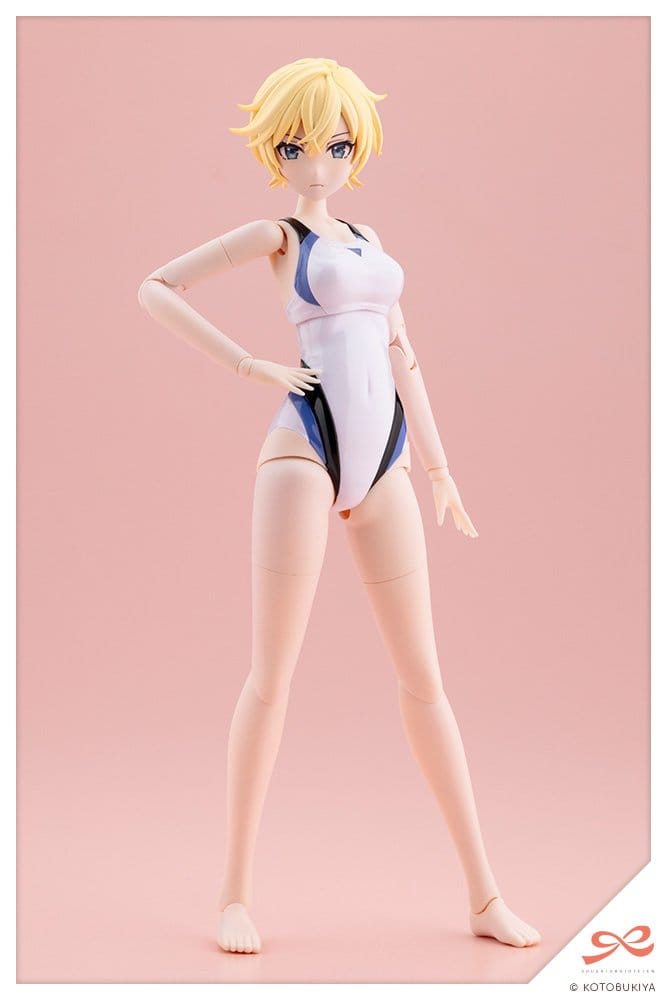 Kotobukiya Sousaishojoteien Rui Saotome Touou High School Competitive Swimsuit Dreaming Style White Dolphin 1/10