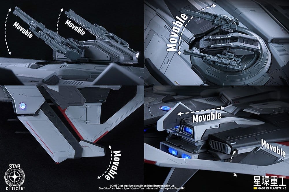 Kotobukiya Star Citizen Anvil F8C Lightning Plastic Pre-assamled Ver. 1/100 Model Kit