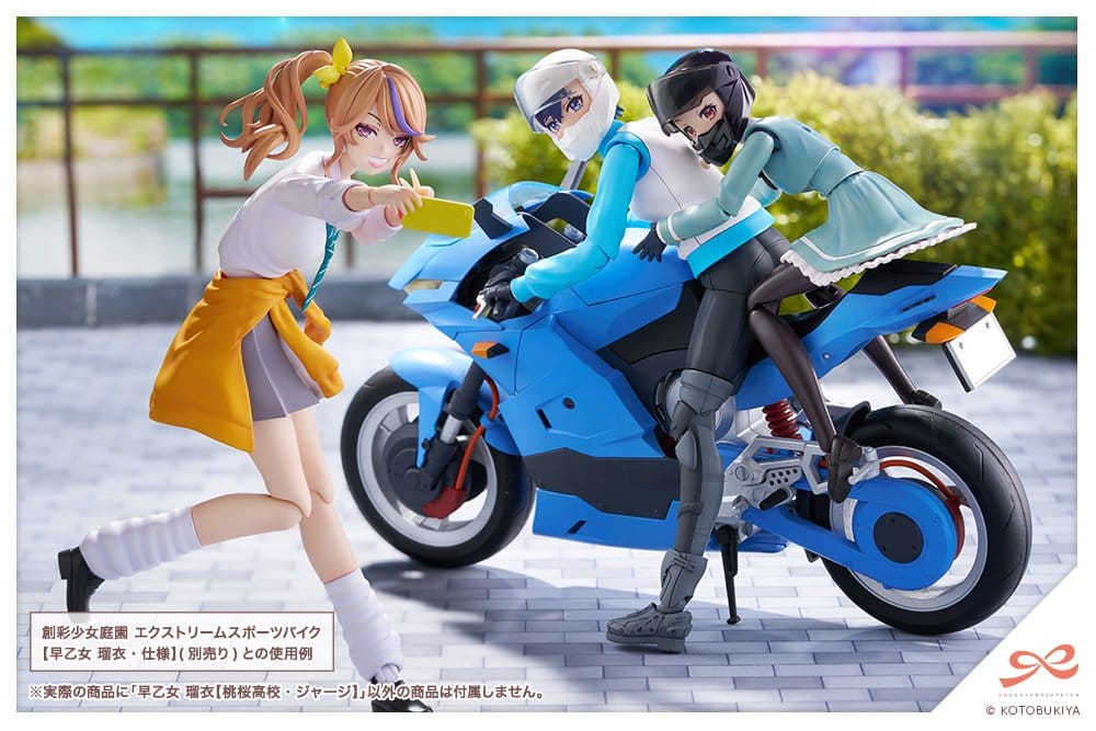 Kotobukiya Touhou Sousai Shojo Teien Rui Saotome High School Tracksuit 1/10 Plastic Model Kit