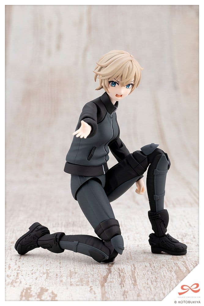 Kotobukiya Touhou Sousai Shojo Teien Rui Saotome Tracksuit Dreaming Style Midnight Onyx 1/10 Plastic Model Kit