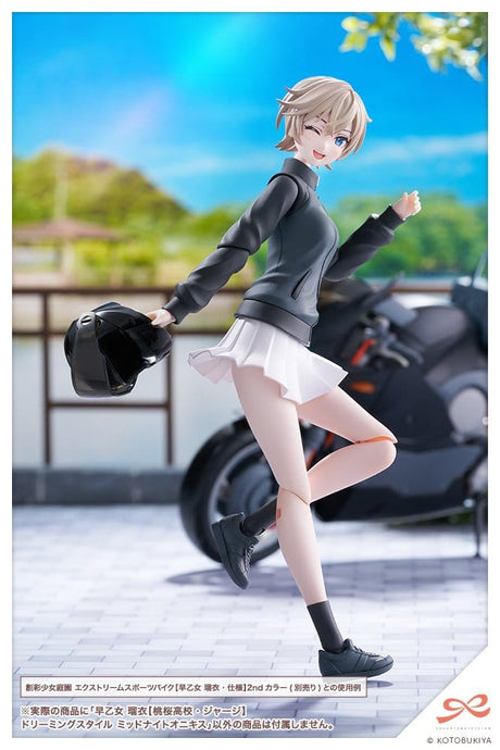 Kotobukiya Touhou Sousai Shojo Teien Rui Saotome Tracksuit Dreaming Style Midnight Onyx 1/10 Plastic Model Kit