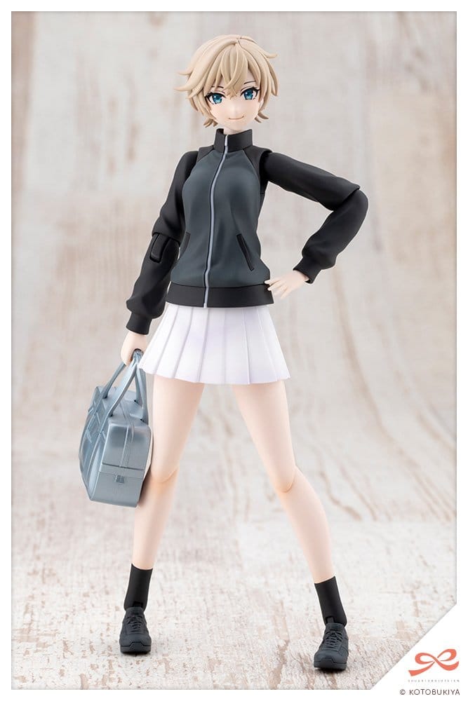 Kotobukiya Touhou Sousai Shojo Teien Rui Saotome Tracksuit Dreaming Style Midnight Onyx 1/10 Plastic Model Kit