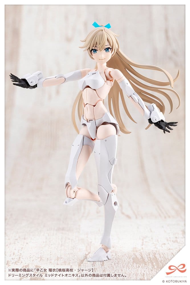 Kotobukiya Touhou Sousai Shojo Teien Rui Saotome Tracksuit Dreaming Style Midnight Onyx 1/10 Plastic Model Kit
